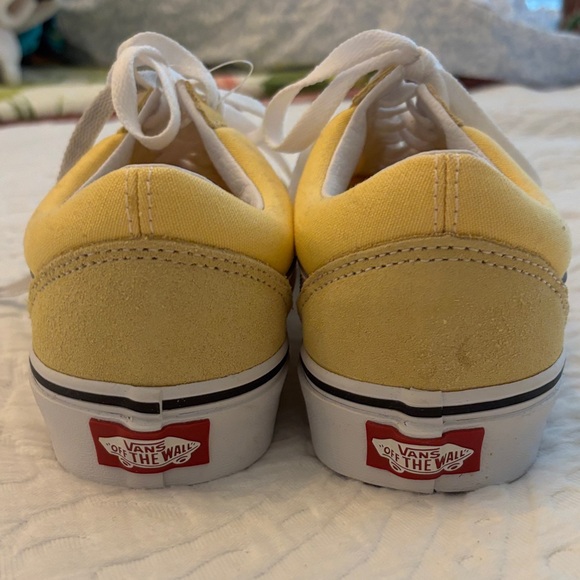 Vans Classic Yellow and White Low-Tops - Picture 2 of 6